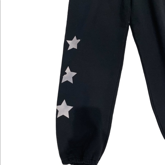 Black distressed star joggers - Picture 1 of 2